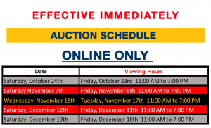 Manheim Edmonton Auction Schedule 2020